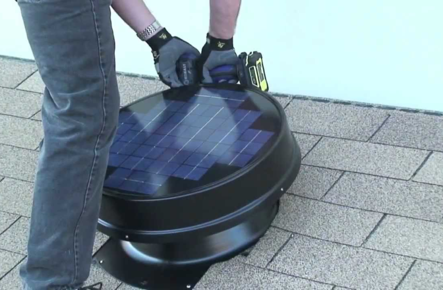 Solar Attic Fan Installation Considerations That Improve Roof Ventilation During Hot Summer Weather